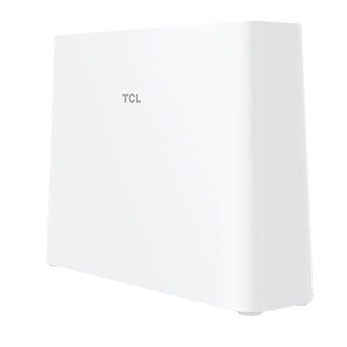 TCL LinkHub CPE Router Rápido 5G HH512V, Doble Banda, Soporte Tarjeta SIM, WiFi 6E, Hotspot hasta 32 Usuarios, Blanco