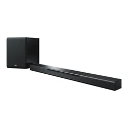 Yamaha MusicCast Bar 40 SW Sound Bar - Barra de Sonido Delgada con subwoofer inalámbrico, el complemento Sistema de Cine en casa, Compatible con Control de Voz Amazon Alexa, Color