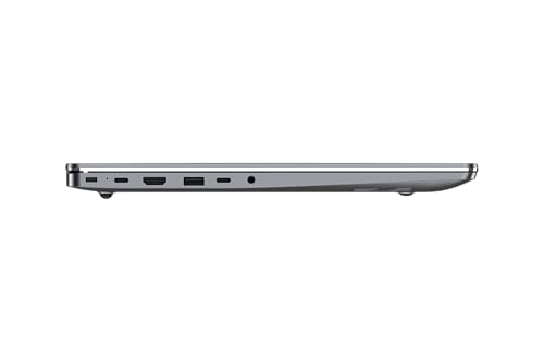Portátil - Tecno K16S MEGABOOK, 16" Full HD IPS, AMD Ryzen™ 5-7430U, 16GB RAM, 512GB SSD, Radeon™ Graphics, WiFi, Windows 11 Home, Gris, Todo Aluminio, Teclado QWERTY Español