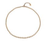 UNO de 50 | Cadena de Aleación Bañada en Oro 18k | Joyería Artesanal | Diseño Creativo