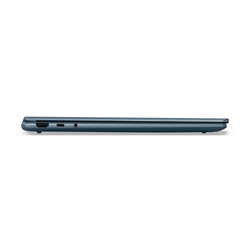 Lenovo Yoga 7 - Ordenador portátil 2 en 1, Copilot+PC, 14" WUXGA OLED, AMD Ryzen AI 7 350, 16 GB de RAM, SSD de 512 GB, AMD Radeon 860M, Win11, QWERTZ, Tidal Teal, 3 Meses Premium Care, Incluye Funda