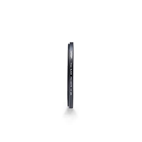 Filtro de difuminado Pro-Mist Negro 1/8 de Tiffen, 77 mm, Efecto Pastel Suave, Vidrio óptico, Negro.