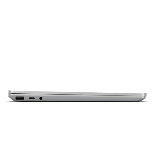 Microsoft Surface Laptop Go 3, Ordenador Portátil de 12.4", Intel Core i5, 16GB RAM, 256GB SSD, Windows 11, Platino, Teclado QWERTY Español, El Rendimiento Imprescindible Se Une al Diseño Destacado
