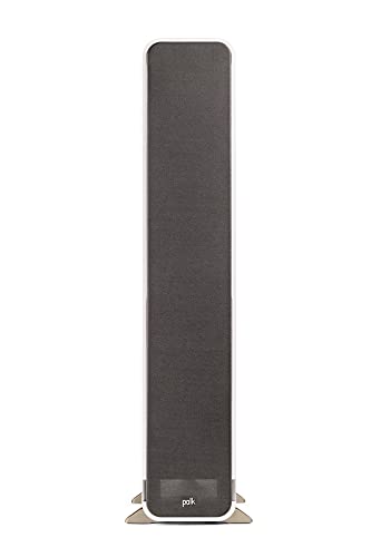POLK AUDIO Signature Elite ES60 - Altavoz de Suelo HiFi de Alta resolución para Cine en casa, Certificado de Alta resolución, Compatible con Dolby Atmos y DTS:X (PC), Color Blanco
