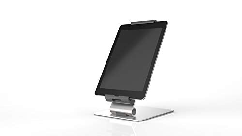 Durable 893023 Soporte de tablet para mesa TABLET HOLDER TABLE (para tablets de 7-13 pulgadas, giratorio 360 grados con dispositivo antirrobo) plata/antracita