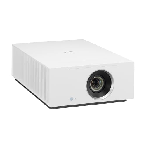 LG CineBeam HU710PW - Proyector TV 4K con SmartTV webOS 6.0, hasta 140", Fuente LED 4 Canales, 2.000 lúmenes, Resolución 3840x2160, Conectividad Inalámbrica, Color Blanco