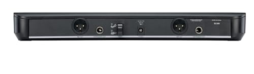 Shure Sistema de micrófono inalámbrico BLX1288/SM31 UHF - Perfecto para iglesia, karaoke, escenario - 14 horas de duración de la batería, alcance de 100 m, incluye micrófonos de mano y auriculares,