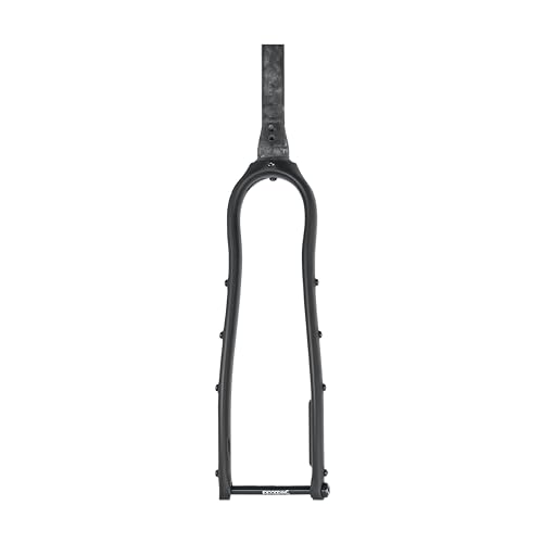 Deda Elementi Gera Curvy Gravel Tenedor de Disco de Grava, Negro, 1" 1/8 to 1" 1/2