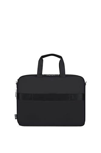 Samsoniten curso: bolsa para computadora portátil con 2 compartimentos de 15.6 pulgadas, 40 cm, 15 l, negro (negro)
