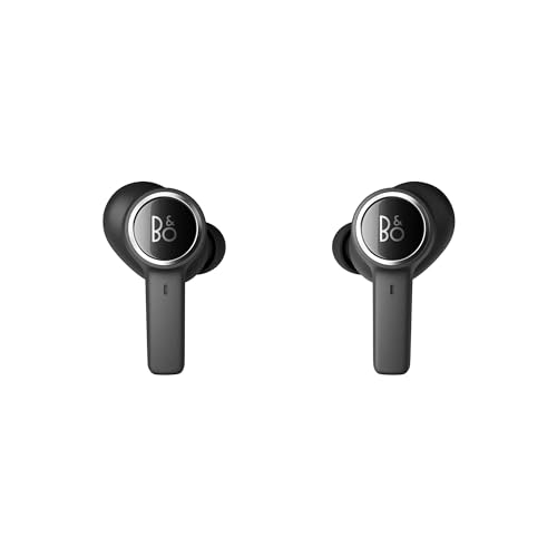 Bang & Olufsen Beoplay EX - Auriculares Inalámbricos Bluetooth In-Ear con Cancelación de Ruido y 6 Micrófonos, Hasta 20 Horas de Autonomía, Caja de Carga y Cable USB-C, Antracita negra