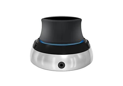 3Dconnexion SpaceMouse Compact (ratón 3D, con cable, negro)