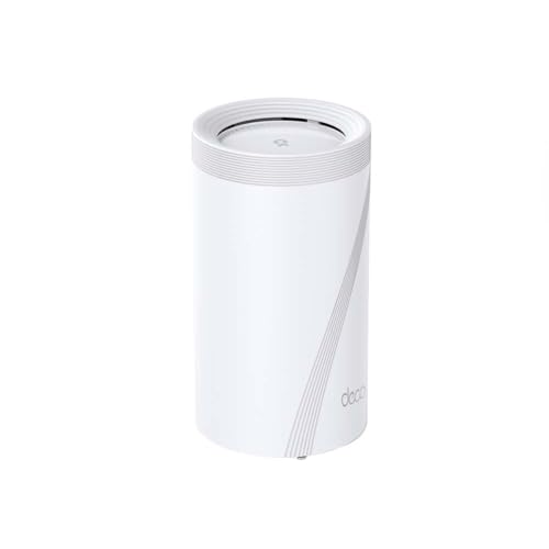 TP-Link Deco BE85(2-Pack) BE19000 Tri-Band Whole Home Mesh WiFi 7 System - 12-Stream 22 Gbps - 2× 10G + 2× 2 Puertos 2.5G Backhaul, 8 Antenas de Alta Ganancia - VPN, AI-Roaming, 4×4 MU-MI, HomeShield