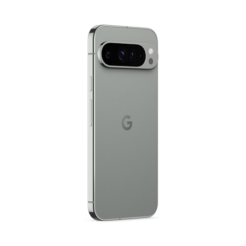 Google Pixel 9 Pro XL - Smartphone Android Desbloqueado con Gemini, Sistema de cámara Trasera Triple, batería con una autonomía de 24 Horas y Pantalla Super Actua de 6,8" - Verde liquen, 256GB