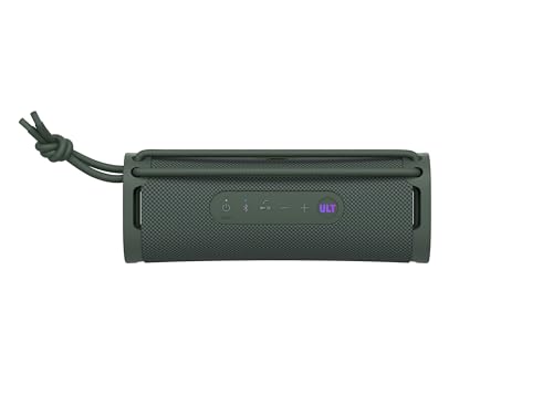 Sony ULT Field 1 Altavoz inalámbrico Bluetooth portátil con ULT Power Sound, Ultimate Deep Bass, IP67, Resistente a los Golpes, 12H de batería, Llamadas nítidas, Gris Bosque