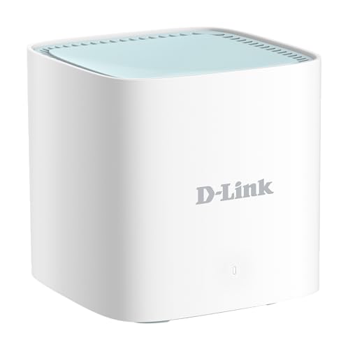 D-Link M15-2 Eagle Pro AI AX1500, Pack 2 Extensores WiFi 6, 1500 Mbps, Mesh Inteligente, Optimizador tráfico, Roaming, Puertos Gigabit, Modos Router o Extensores, WPA3, Control Voz Alexa/Google