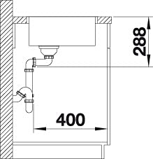 Blanco 526246 Fregadero de Cocina, Acero Inoxidable Dark, 700mm-ohne Armaturenbank