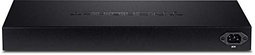 TRENDnet TPE-2840WS - Switch de Red (4 x PoE+, 20 x PoE, 4 x SFP, 1000Base-T, IPv6), Color Negro