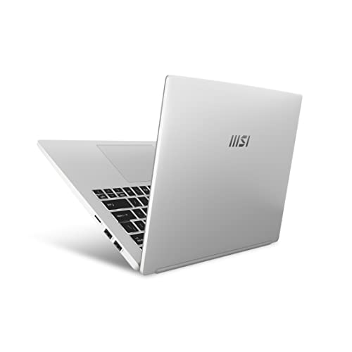MSI Modern 14 C13M-447XES - Ordenador portátil Ultraligero 14" FHD (Raptor Lake i5-1335U, 16 RAM, 512GB SSD, Iris Xe Graphics, Sin Sistema operativo) Urban Silver - Teclado QWERTY español