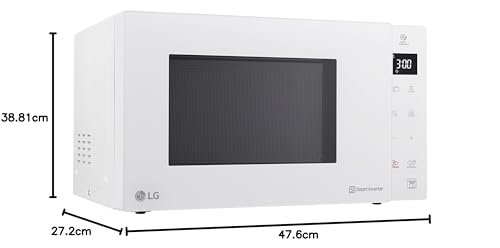 LG Electronics NeoChef MH6535GIH - Microondas con parrilla (1000 W, 25 L, pantalla digital), color blanco