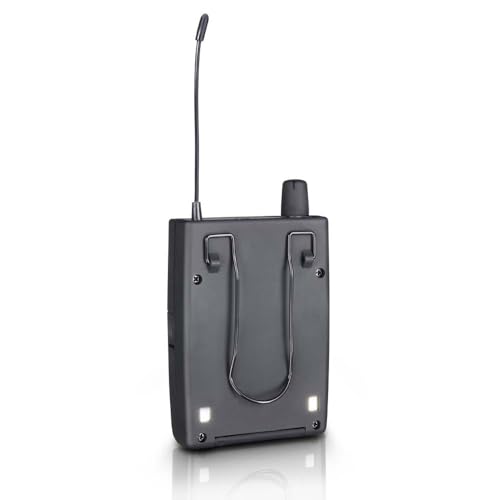 LD Systems MEI 1000 G2 B5 BUNDLE - Sistema de monitoraje intraauditivo inalámbrico con 2 petacas y 2 auriculares intraauditivos - 584-607 MHz