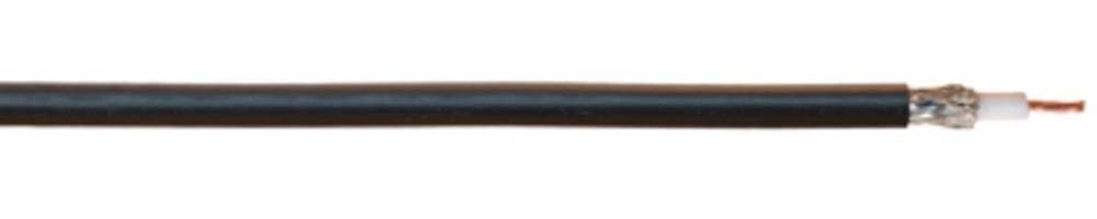 Bedea 22610911 Cable coaxial de diámetro exterior: 5,35 mm, negro, 100 m