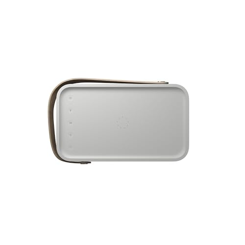 Bang & Olufsen Beolit 20 Potente Altavoz Bluetooth Inalámbrico Portátil para Uso en Casa y Exteriores con Sonido de 360 Grados y Cargador Inalámbrico Qi Integrado para Teléfono Grey Mist