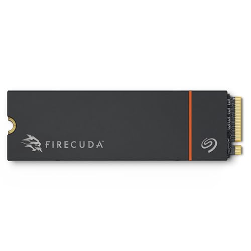 Seagate FireCuda 530R NVMe SSD 4TB, for PS5/PC, M.2 PCIe Gen4 ×4 NVMe 1.4, 7.300 MB/s, 3D-TLC-NAND, 640 TBW, Refresh, Heatsink, 3 años Rescue Service, ZP4000GM3A073