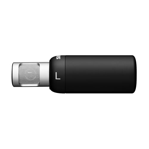 Shure Kit de Micrófono inalámbrico, MoveMic 88+ - Grabador de Audio Profesional para entrevistas de Cine/grabación de Campo | Compatible con iOS/Android Mediante la aplicación Motiv (MV88+W-Kit-Z6)