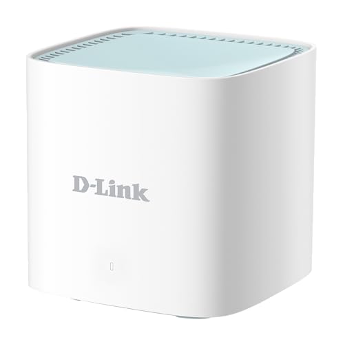 D-Link M15-2 Eagle Pro AI AX1500, Pack 2 Extensores WiFi 6, 1500 Mbps, Mesh Inteligente, Optimizador tráfico, Roaming, Puertos Gigabit, Modos Router o Extensores, WPA3, Control Voz Alexa/Google