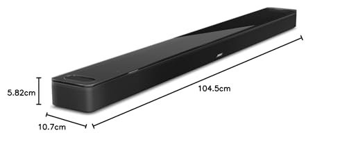 Bose Barra de Sonido Inteligente Smart Ultra Dolby Atmos, Control por Voz de Alexa,Bluetooth inalámbrico con IA, Sistema de Sonido Envolvente para TV, Negro