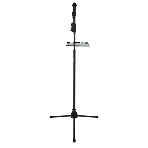 Gator Frameworks (GFW-SHELF0909) - Soporte de micrófono con abrazadera de 9 x 9 pulgadas, área de superficie con capacidad de peso de 10 libras
