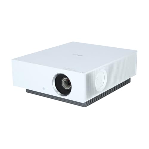 LG CineBeam HU810PW - Proyector TV 4K con SmartTV webOS 5.0, hasta 300", Fuente Láser, 2.700 lúmenes, Resolución 3840x2160, Conectividad Inalámbrica, Color Blanco