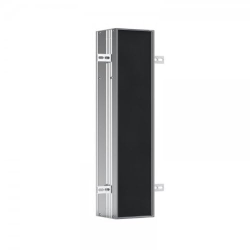 Emco asis Plus-Módulo de Inodoro Empotrado, 658 mm, Tope de Puerta Derecha, Aluminio, Papel Lateral