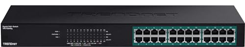 TRENDnet TPE-TG240g - Switch Gigabit PoE+ de 24 Puertos, no administrado, 10/100/1000 Mbps