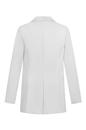 19V69 ITALIA Miky White Blazer, Blanco, S para Mujer