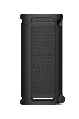 Sony ULT Tower 9, Ultimate Bluetooth Party Speaker, 25 H de batería y alimentación de Red, 2 Modos ULT Power Sound, X-Balanced Speaker, 360 Luces y Sonido, entradas de Karaoke, Negro