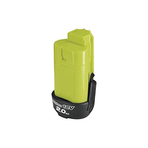 RYOBI - Taladro Atornillador 12V, 2 Velocidades, Par Máximo 30 Nm, 24 Posiciones - Portabrocas 10mm - LED - 2 Baterías de Litio 2,0 Ah - 1 Cargador - Se Entrega con Bolsa de Transporte - R12DD-220