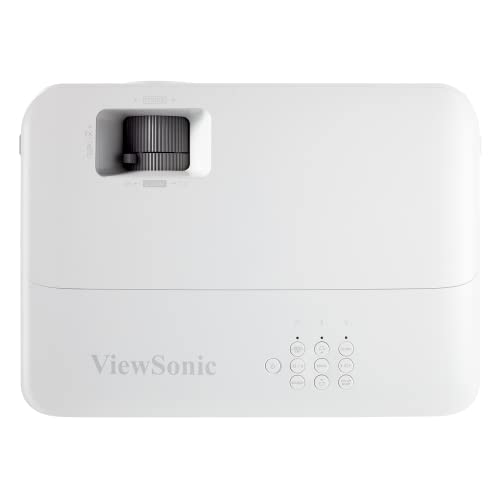 ViewSonic PX701HD Proyector Full HD Home Cinema y Comercial (3500 lúmenes, 1080p, DLP, HDMI Dual, 3x entrada rápida, tecnología SuperColour, altavoces de 10W), blanco