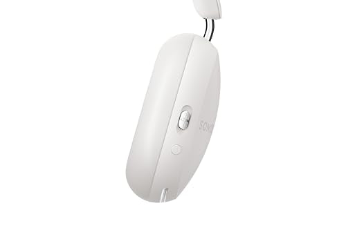 Sonos Ace - Auriculares inalámbricos Bluetooth con cancelación Activa de Ruido - hasta 30 Horas de autonomía - Audio Espacial con Seguimiento dinámico de la Cabeza - Blanco