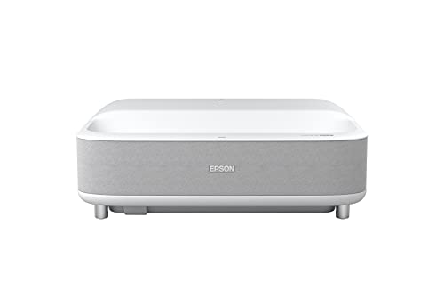 Epson EpiqVision Ultra EH-LS300W, TV Proyector Láser FullHD 1080p de UltraCorta Distancia con Android TV y Sonido by Yamaha