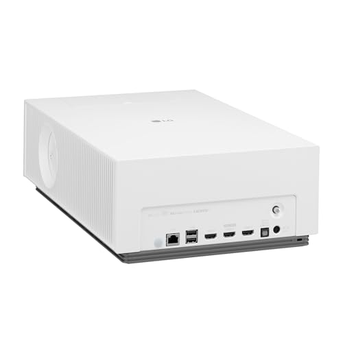 LG CineBeam HU710PW - Proyector TV 4K con SmartTV webOS 6.0, hasta 140", Fuente LED 4 Canales, 2.000 lúmenes, Resolución 3840x2160, Conectividad Inalámbrica, Color Blanco
