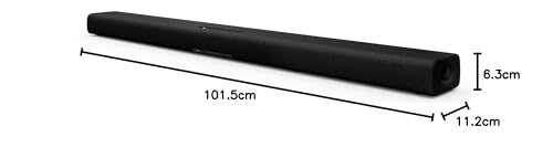 Yamaha TRUE X BAR 40A Barra de Sonido Dolby Atmos con Alexa integrada, Negro