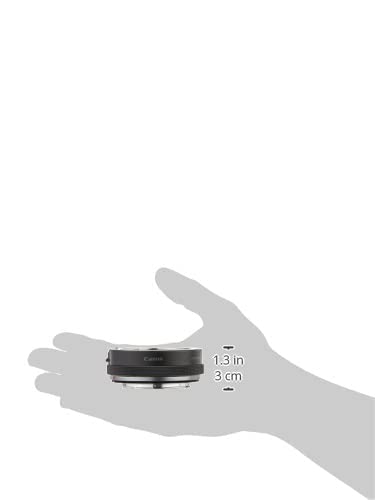 Canon EF-EOS R - Adaptor montura con anillo de control para objetivos EF y EF-S, color negro