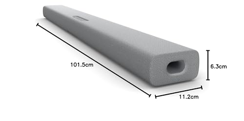 YAMAHA TRUE X BAR 40A Barra de Sonido Dolby Atmos con Alexa integrada, Gris Claro