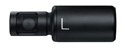 Shure MV88+ Micrófono de Condensador Kit de vídeo estéreo Digital para Apple y Android, con Cable, con trípode Manfrotto PIXI, Abrazadera para teléfono, Soporte y Cables iOS y USB-C