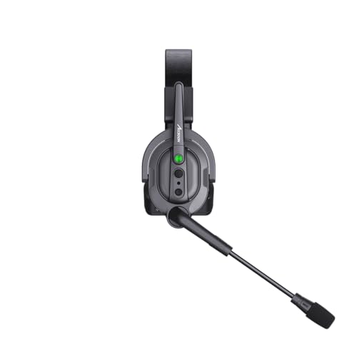 Accsoon - CoMo - Incluye un Auricular anfitrión y Ocho Auriculares remotos - Diseño ergonómico - Alcance de 400 Metros