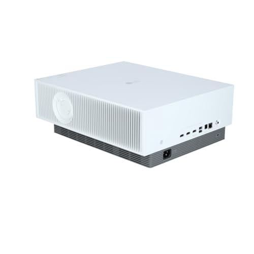 LG CineBeam HU810PW - Proyector TV 4K con SmartTV webOS 5.0, hasta 300", Fuente Láser, 2.700 lúmenes, Resolución 3840x2160, Conectividad Inalámbrica, Color Blanco