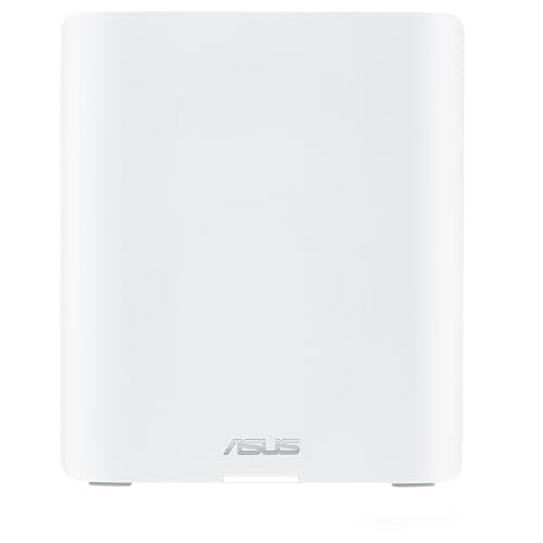 ASUS ZenWiFi BT8 2-Pack - WiFi 7 Mesh tribanda, 14 Gbps, Dos Puertos 2,5G, Seguridad y Control Parental incluidos, Smart Home Master SSIDs, 4G & 5G Mobile Tethering, Blanco