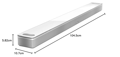 Bose Barra de Sonido Inteligente Smart Ultra Dolby Atmos, Control por Voz de Alexa,Bluetooth inalámbrico con IA, Sistema de Sonido Envolvente para TV, Blanco
