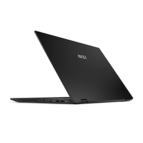 MSI Summit E14FlipEvo A13MT-227ES - Ordenador portátil Táctil, 14' 16:10 QHD+ 60Hz (Intel Core i7-1360P, 16GB, 1TB SSD, Iris Xe Graphics, Windows 11 Home Plus) Ink Black, Teclado QWERTY español